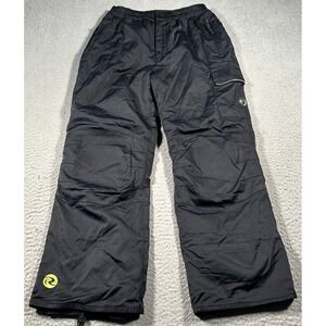 Rossignol Ski Pants Youth 14 (26x25) Black‎ Insulated Waterproof Snowboarding